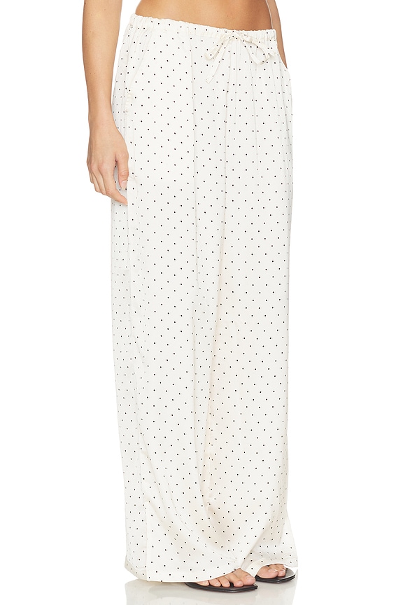 view 2 of 6 The Giula Pants in Ivory Polka