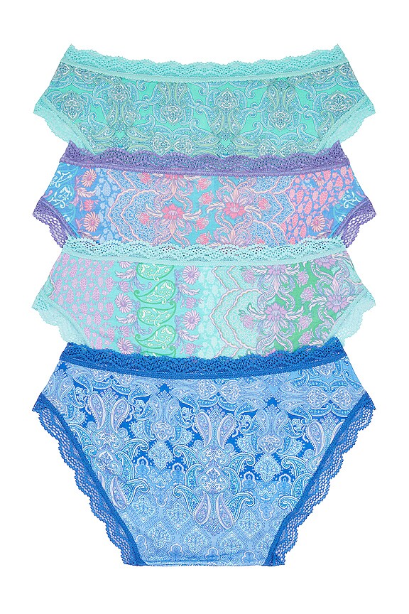 view 2 of 5 Paisley Pillow Panties Box in Multi