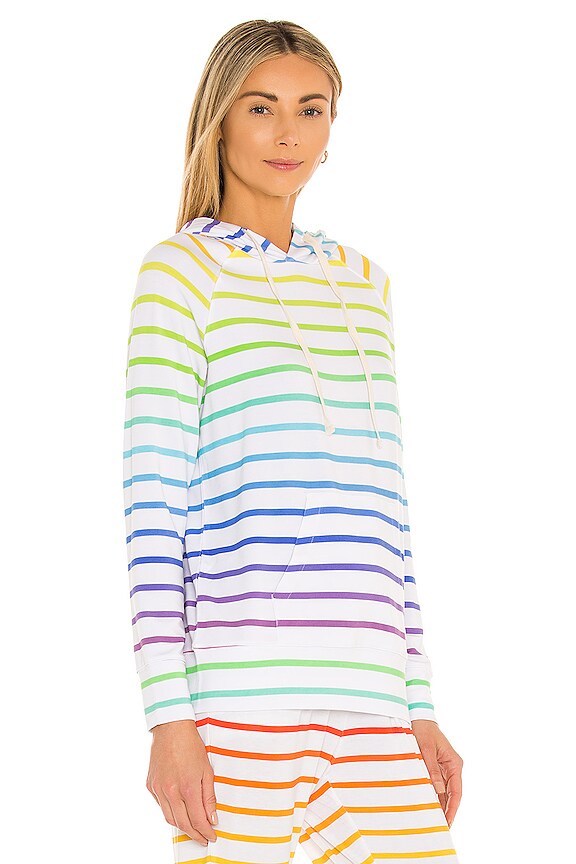 view 2 of 4 SWEAT À CAPUCHE in Rainbow Stripe