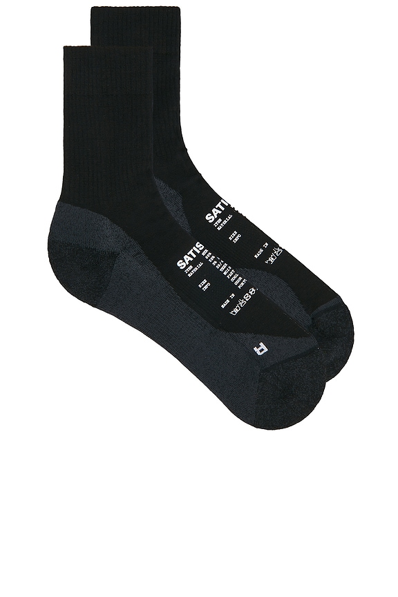 view 1 of 4 Merino Nylon Tube Socks in Black