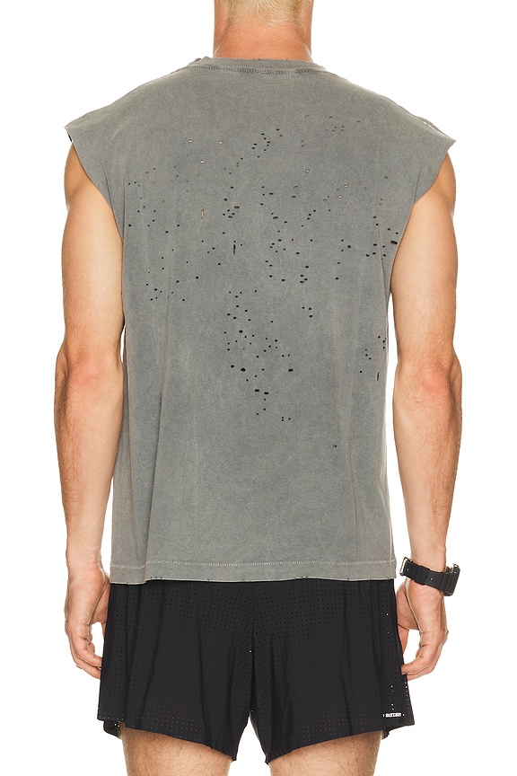 view 2 of 5 Mothtech Muscle Tee in Faded Black