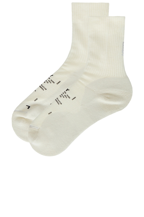 view 2 of 4 CALCETINES MERINO in Off White