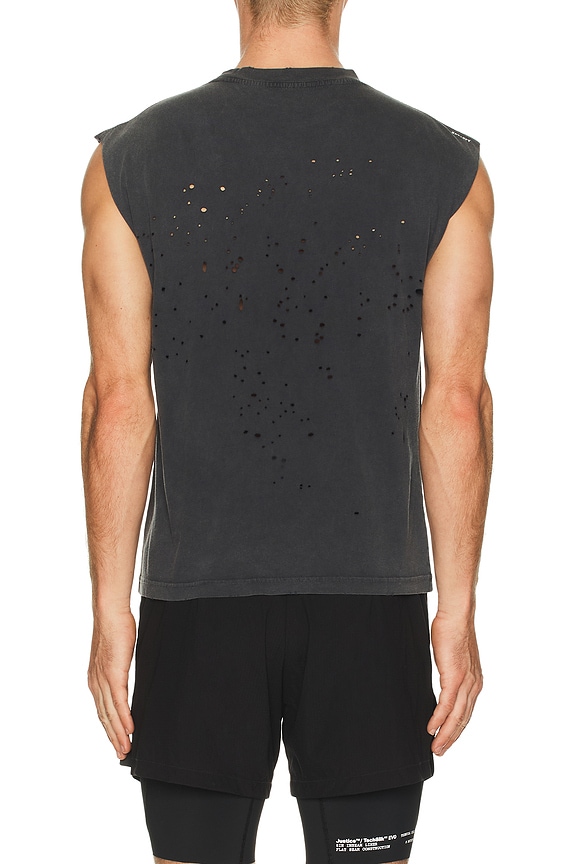 view 2 of 5 T-SHIRT SANS MANCHES MOTHTECH in Aged Black