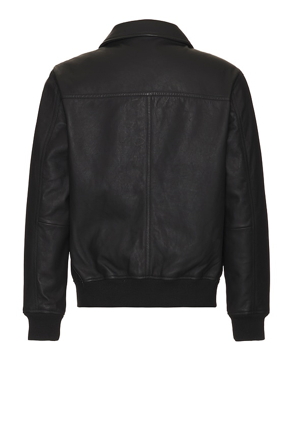 view 2 of 5 Tunstall Leather Jacket in Black