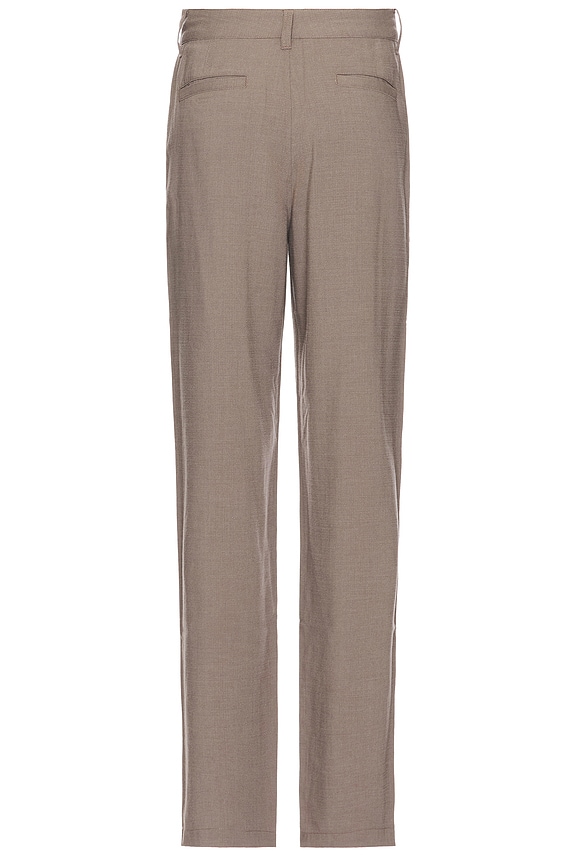view 2 of 4 George Wool Gabardine Trouser in Taupe