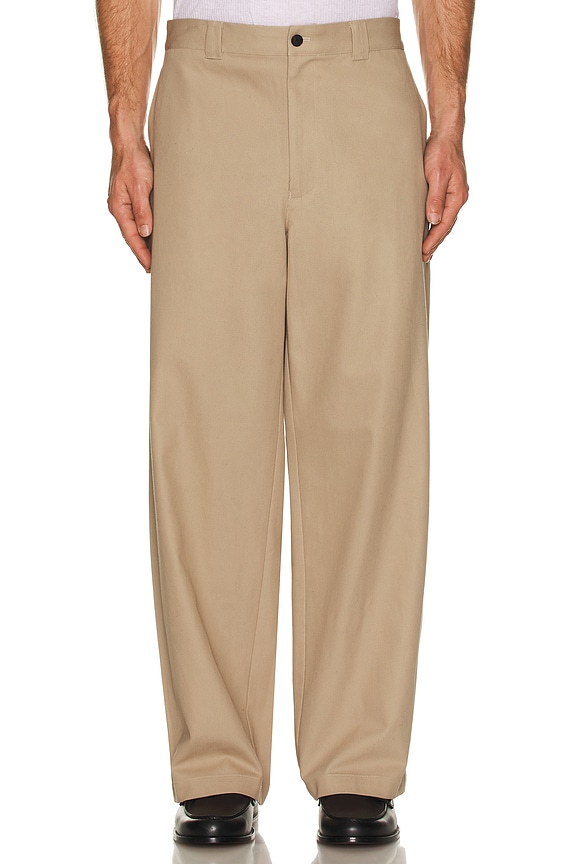 view 3 of 4 Relaxed Chino Pants in Beige