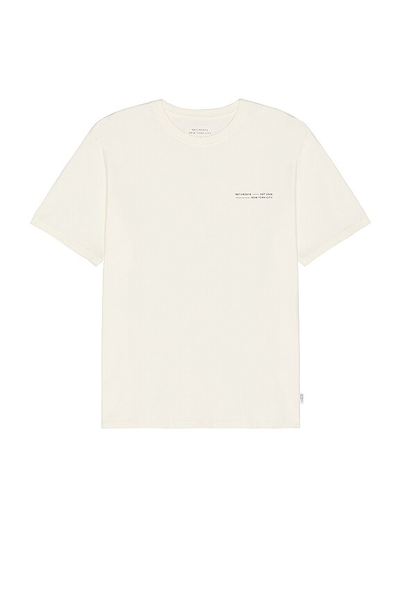 view 1 of 3 Fundamental Short Sleeve Tee in Ivory