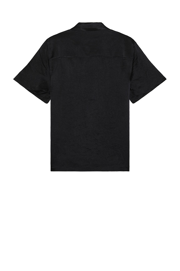 view 2 of 4 Canty Crinkled Satin Shirt in Black
