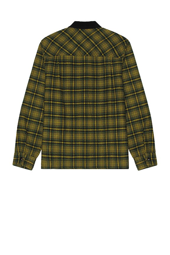 view 2 of 4 Ryan Zip Front Flannel Shirt in Mayfly