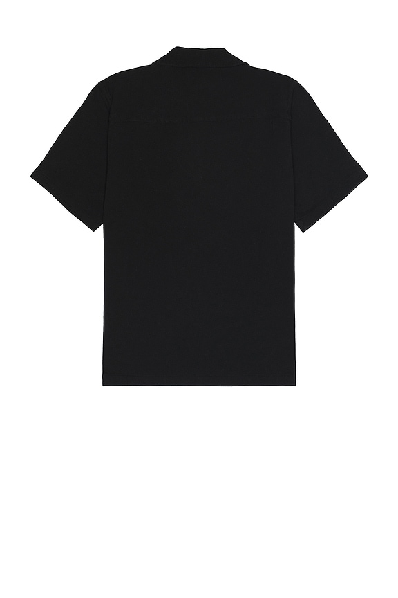 view 2 of 3 Canty Boucle Knit Short Sleeve Shirt in Black