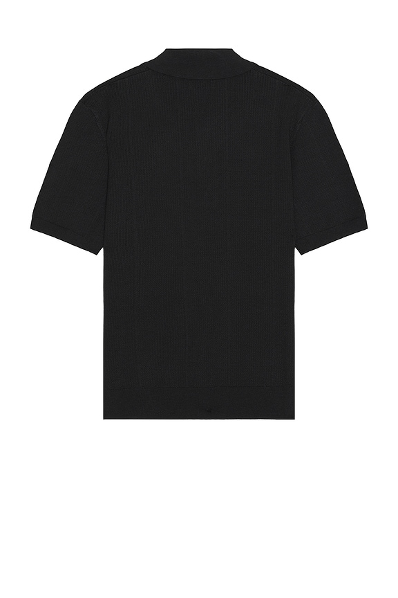 view 2 of 3 Jahmad Knit Polo in Black