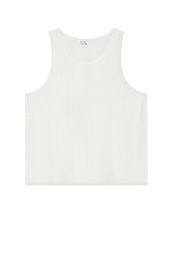 view 2 of 4 Gabriel Cotton Lace Tank in Ivory