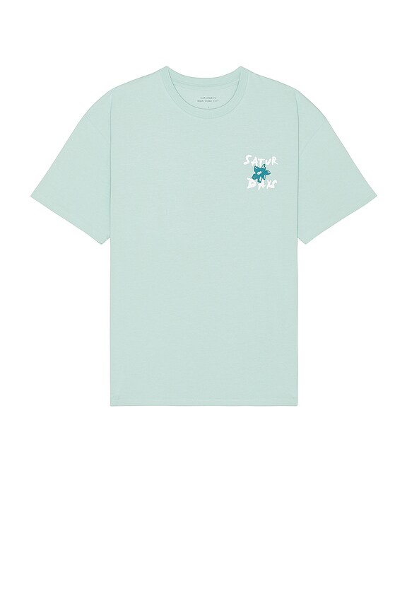 view 2 of 3 FLOWER Tシャツ in Canal Blue