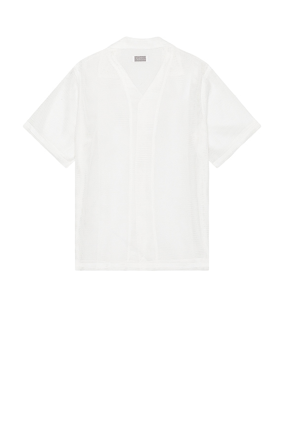 view 2 of 3 Canty Mesh Short Sleeve Shirt in White