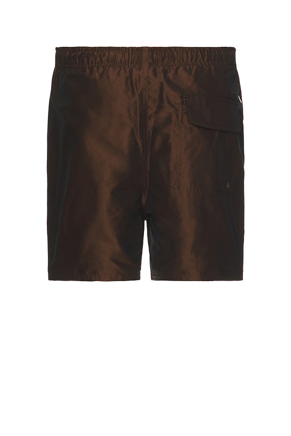 view 2 of 4 Talley Iridescent Swim Short in Dark Earth
