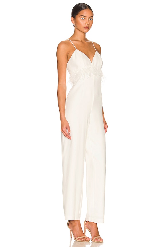 view 2 of 3 Krysta Jumpsuit in Wedding White