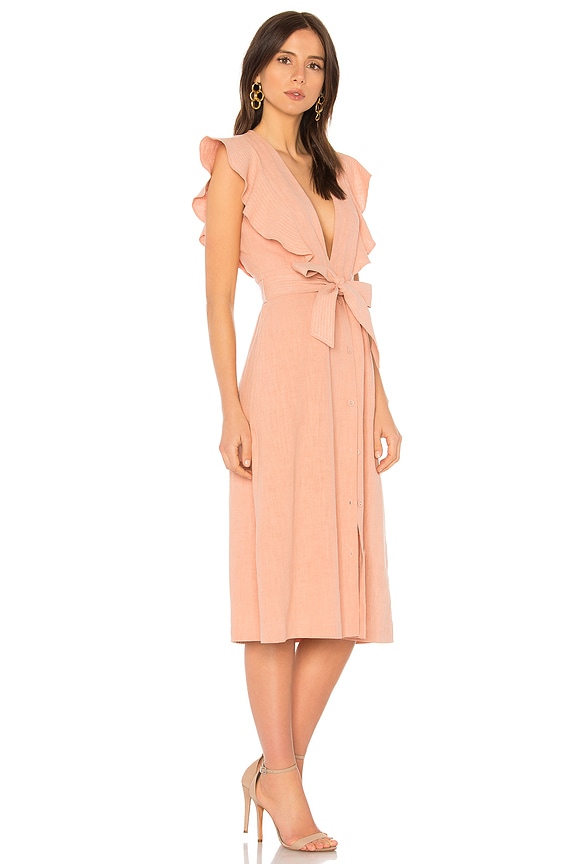 view 2 of 3 Sue Dress in Dusty Coral