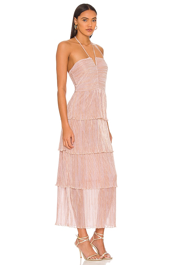 view 2 of 4 RHONDA 미디 원피스 in Blush