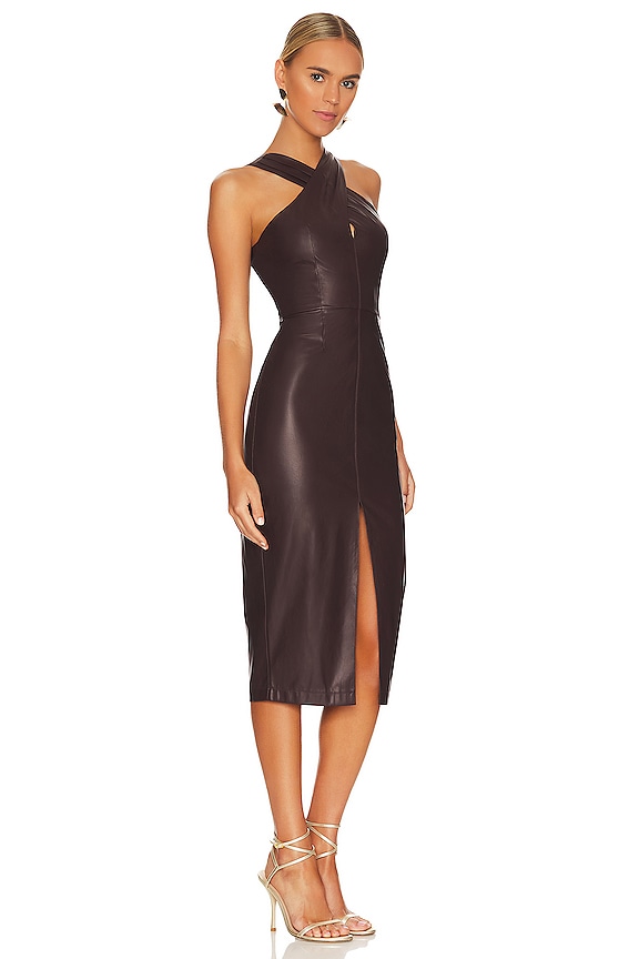 view 2 of 3 Rach Midi Dress in Plum