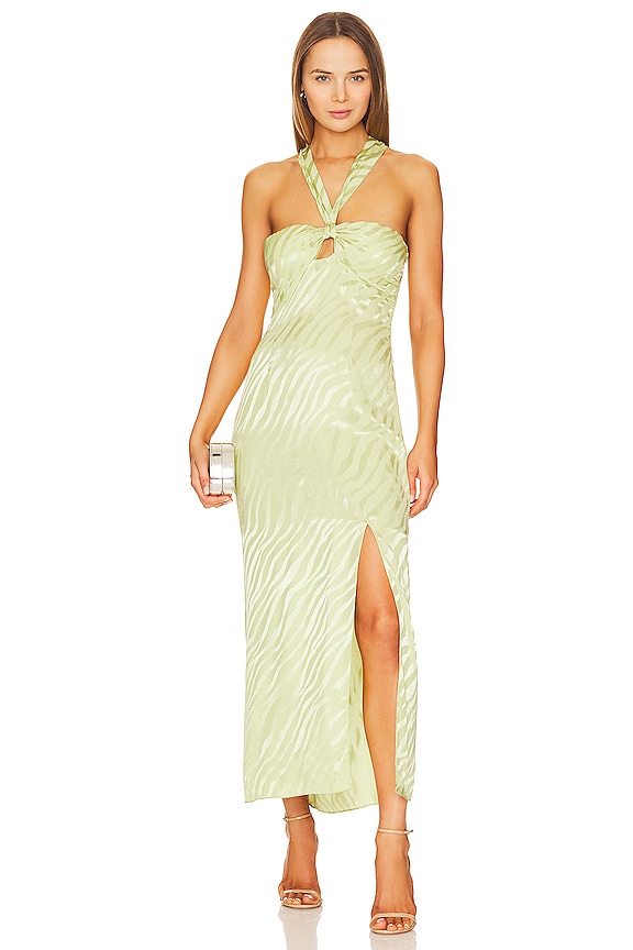 view 1 of 3 VESTIDO MIDI CONNOR in Matcha