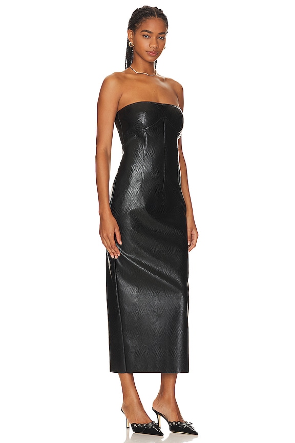 view 2 of 3 MAREN ミディ丈ドレス in Black