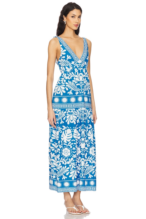 view 2 of 3 Brenna Dress in Brilliant Blue