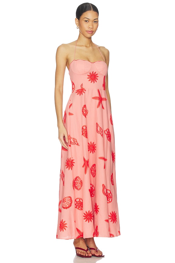 view 2 of 4 Cassia Dress in Pink Rose