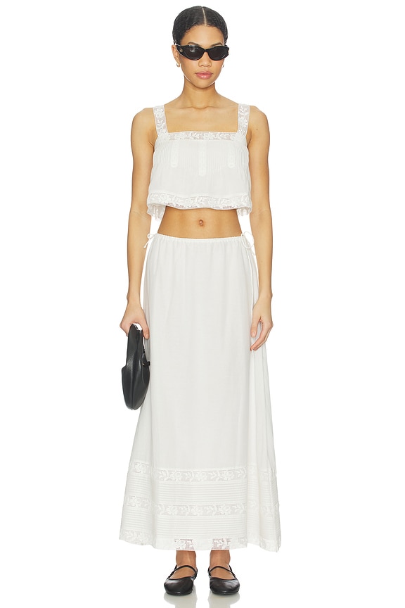 view 1 of 3 Elsie Set in White