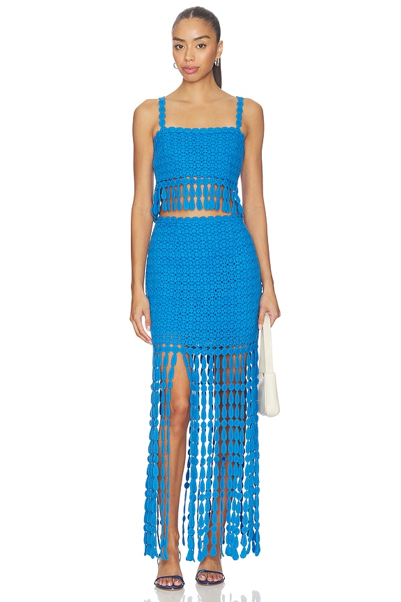 view 1 of 4 Elie Set in Cornflower