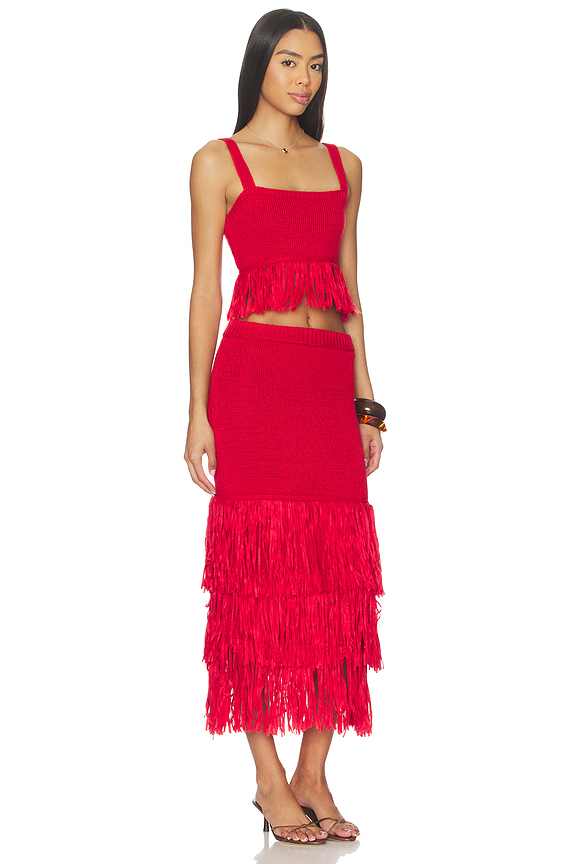 view 2 of 3 ROBE SHANDA in Red