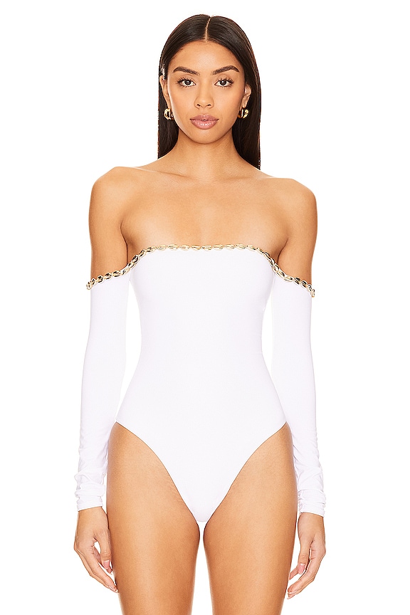 view 2 of 5 Jayne Bodysuit in White