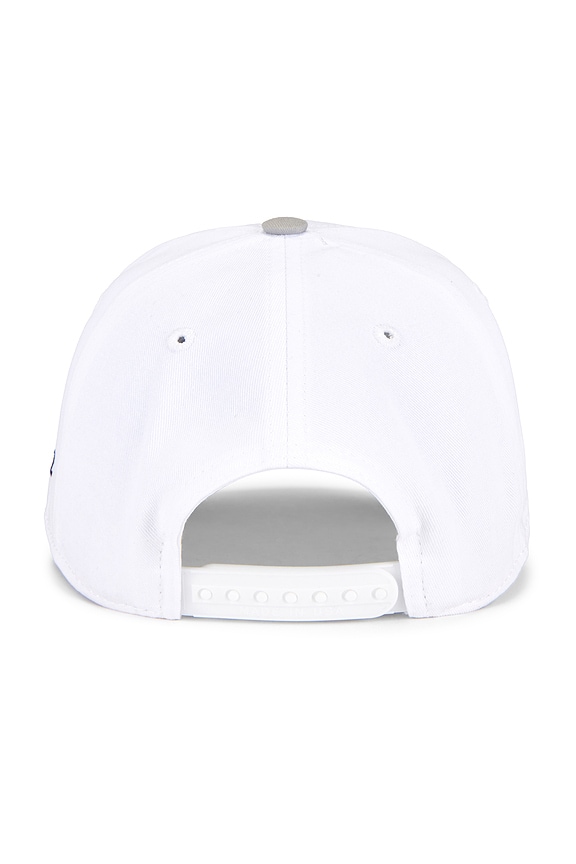 view 2 of 4 Patched Five Panel Hat in White, Ford Navy, & Ford Grey