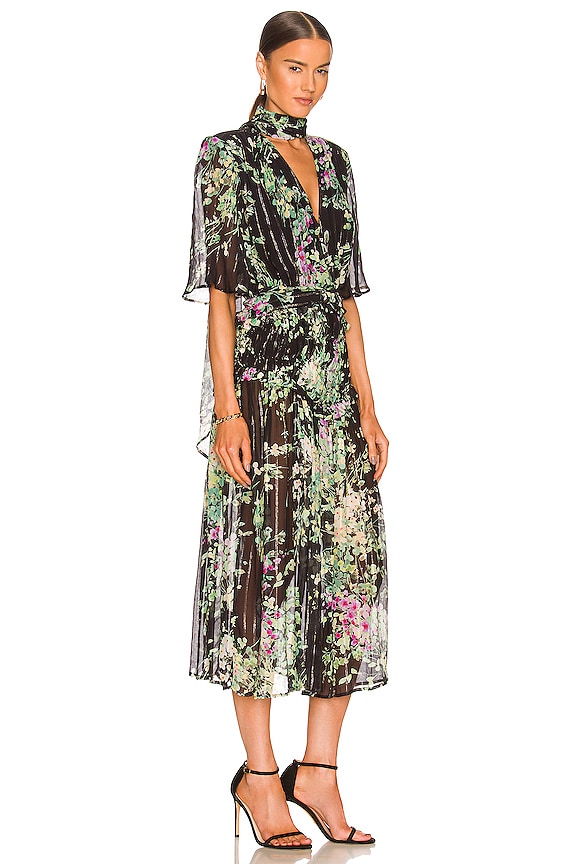 view 2 of 4 Lunetta Midi Dress in Black Floral
