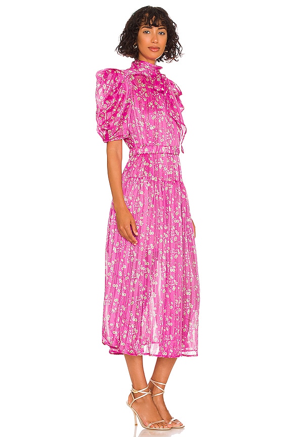 view 2 of 4 ROBE GARDENIA in Fuchsia Floral