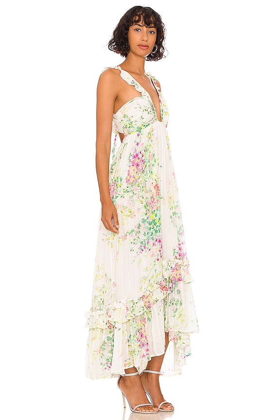 view 2 of 4 ROBE ORIANA in White Floral