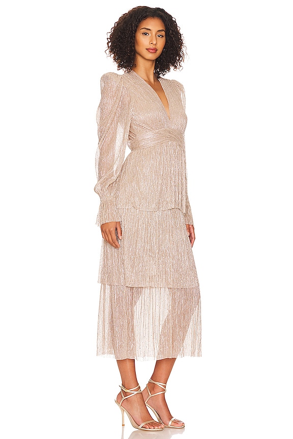 view 2 of 4 Marais Midi Dress in Gold