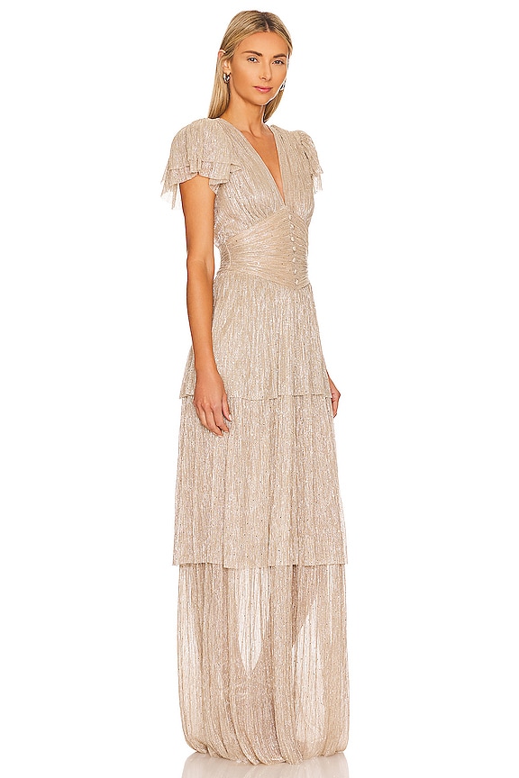 view 2 of 4 Sarah Maxi Dress in Gold