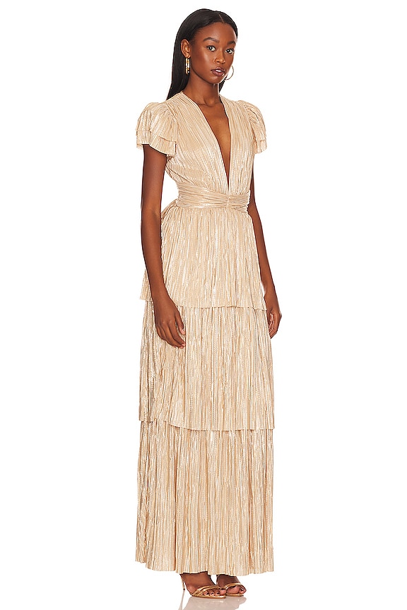 view 2 of 4 x REVOLVE Maze Dress in Gold