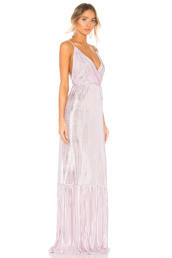 view 2 of 4 ROBE MAXI FIONA in Lilac