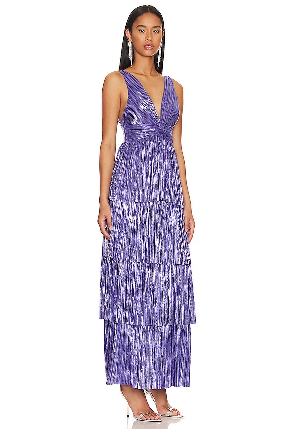 view 2 of 4 Delphina Dress in Dark Lavender