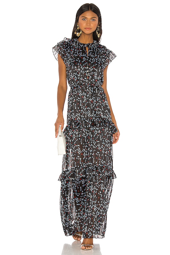 view 2 of 5 Gwen Dress in Dotted Black