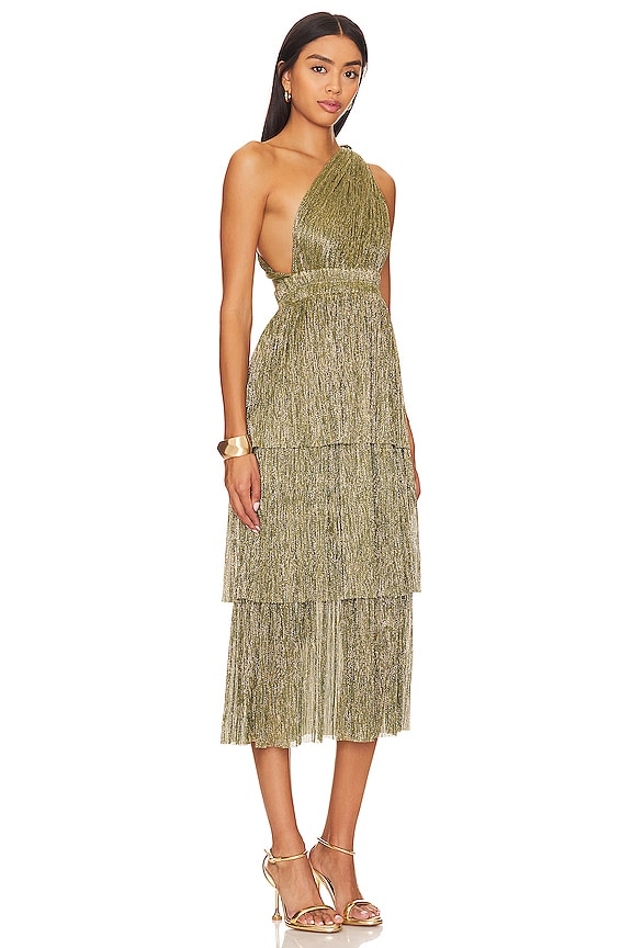 view 2 of 4 Isabello Dress in Moss Green