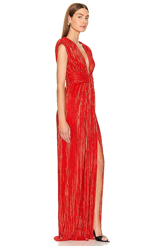 view 2 of 4 ROBE MAXI LANA in Radiant Red