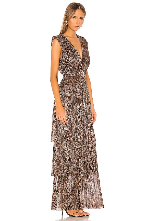 view 2 of 4 ROBE DE SOIRÉE SKYLAR in Bronze