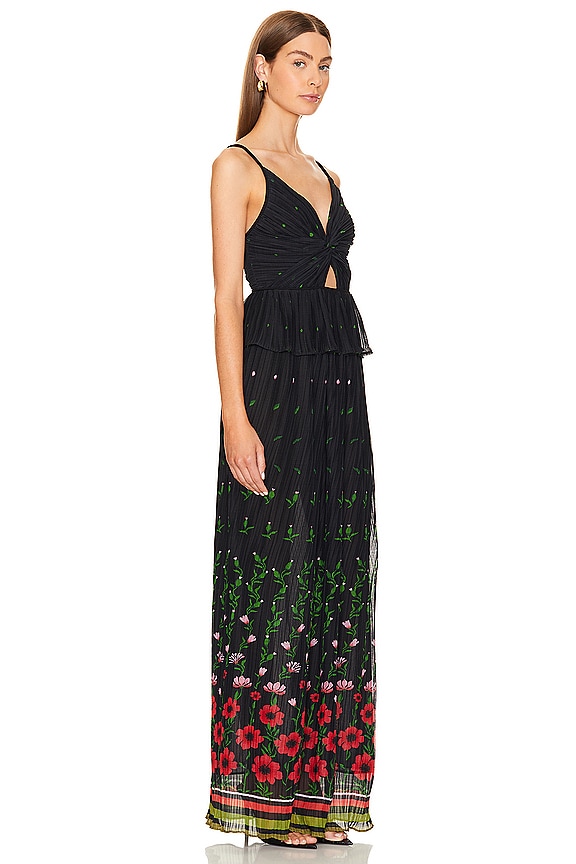 view 2 of 3 Selina Dress in Black Print