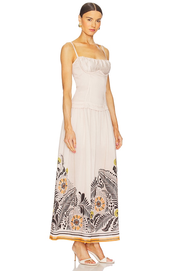 view 2 of 3 VESTIDO ANALISA in Ivory Print