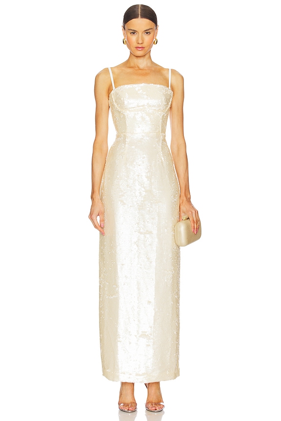 view 2 of 5 VESTIDO SOLANCE in Champagne