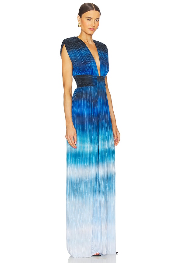 view 2 of 3 Emmeline Dress in Blue Print
