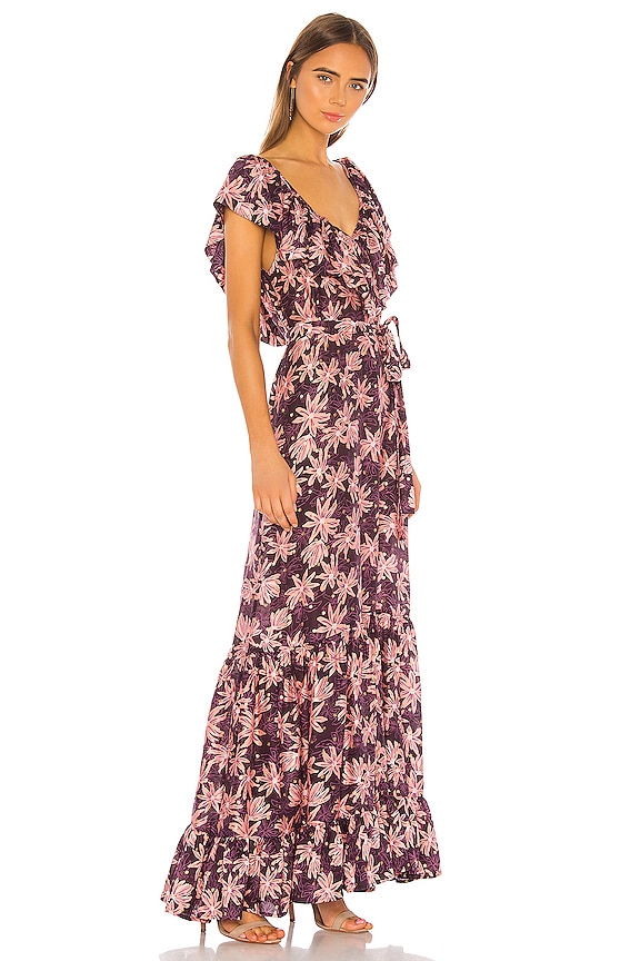 view 2 of 4 Lucia Dress in Plum Floral
