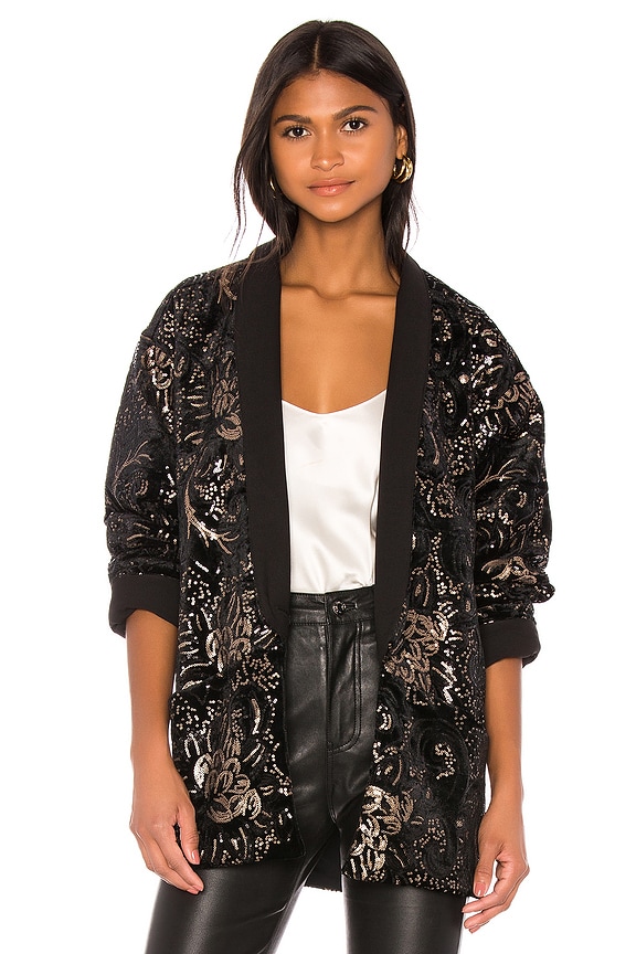 view 1 of 5 БЛЕЙЗЕР PHOENIX in Black Sequin